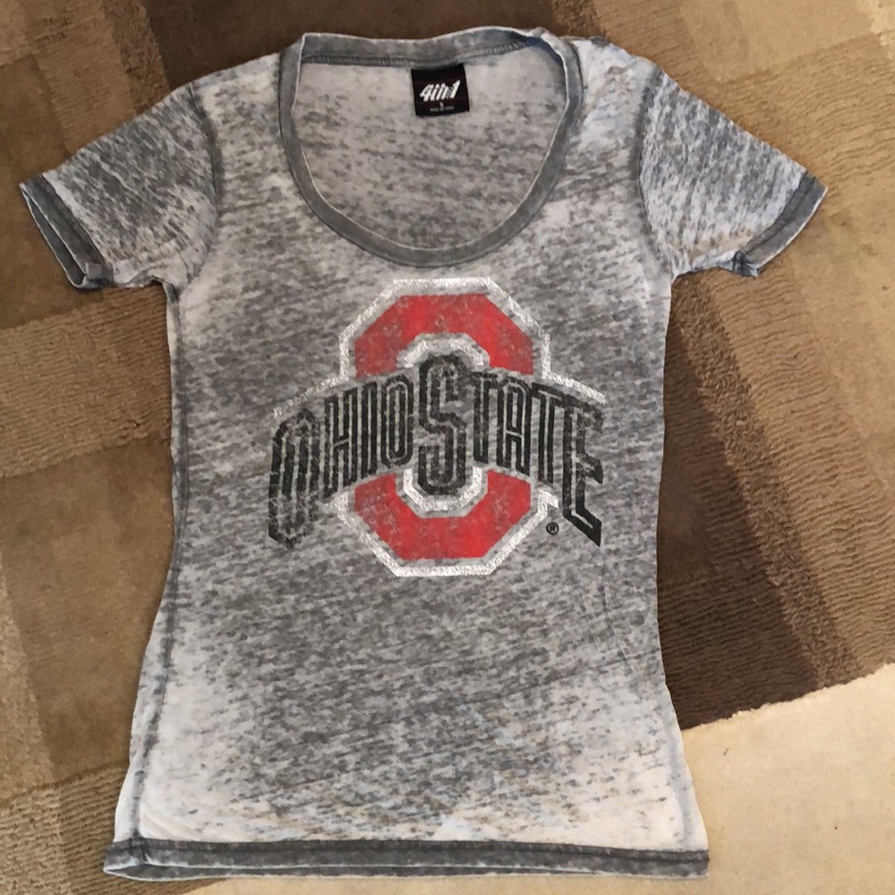 Sale🎈3/$20 EUC Ohio State 4th and 1 Short Sleeve Tee size S